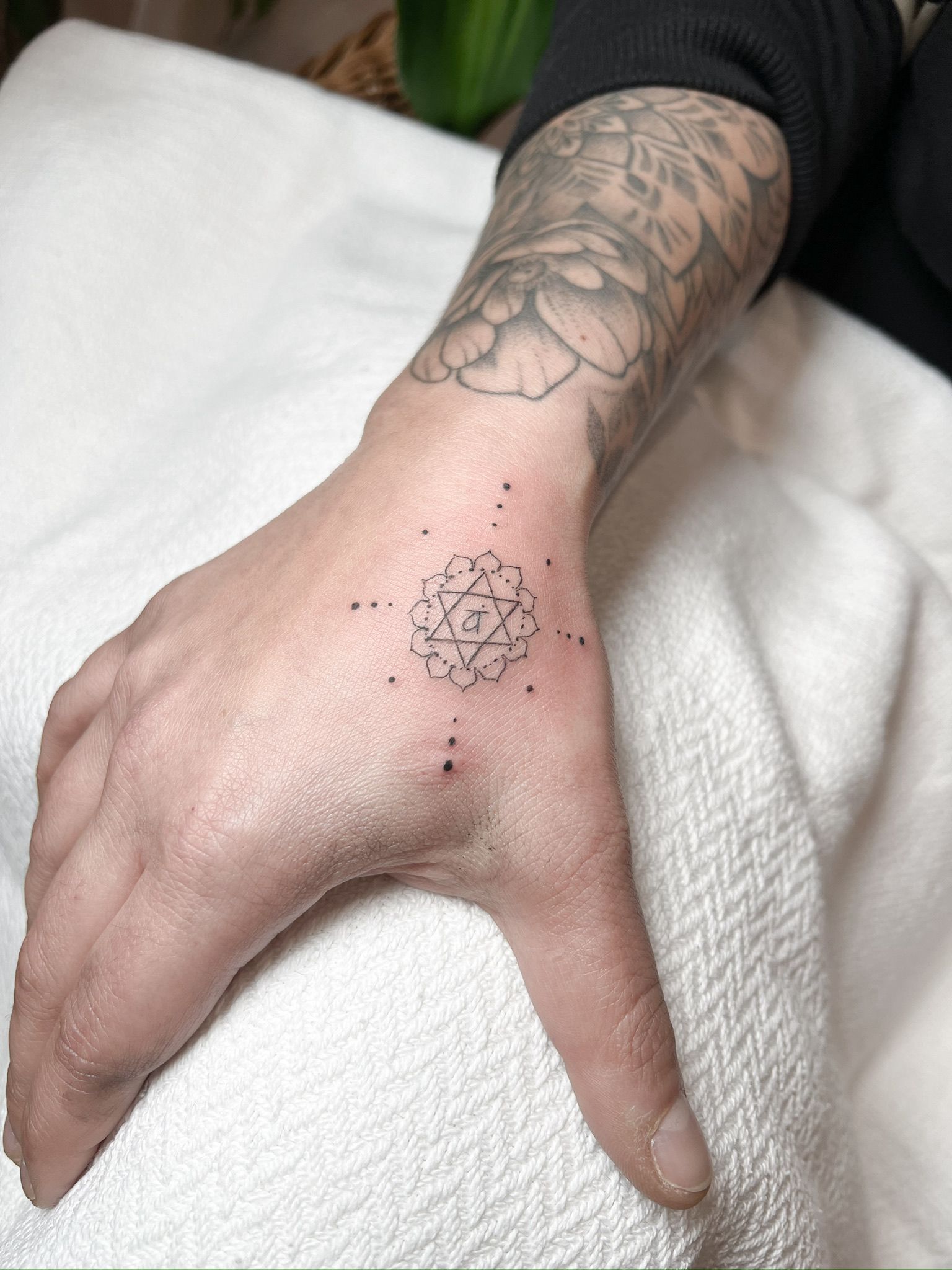 Ornament Fineline Tattoo